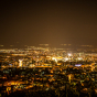 Ноќна панорама од Скопје