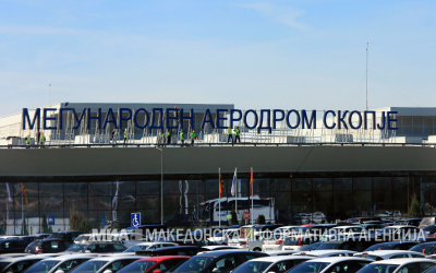 Меѓународниот аеродром Скопје ќе биде затворен од утре на полноќ за патнички летови