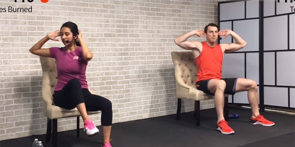 25 Min Chair Exercises Sitting Down Workout - Seated Exercise for